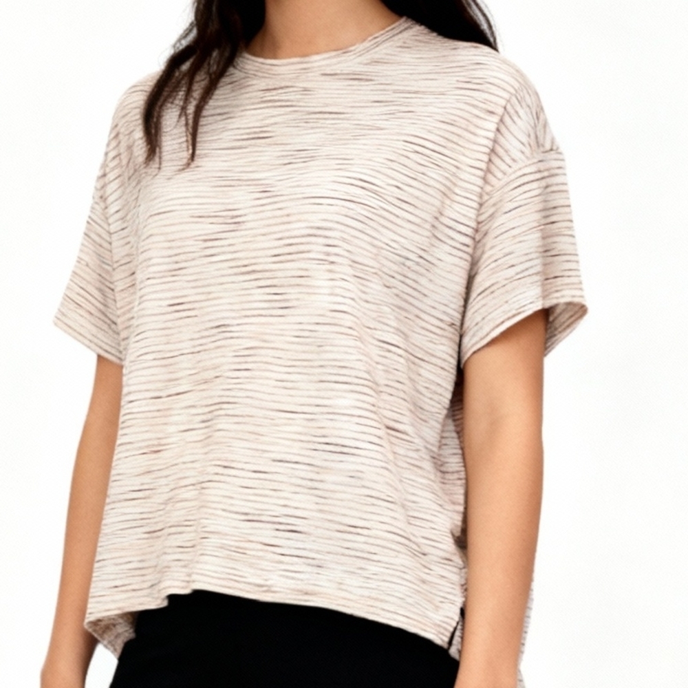 Striped Beige Women's Top